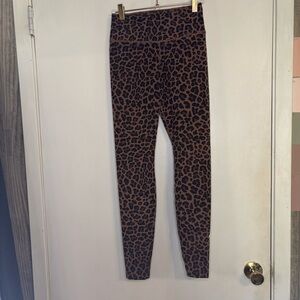 Size XS Sparkly Nike Leopard Print Leggings